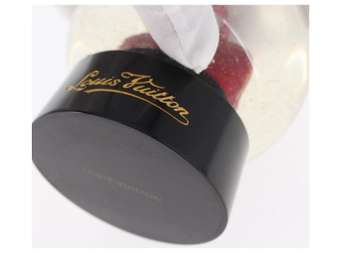 LOUIS VUITTON Alma Snow Globe Glass VIP Limited Clear LV Auth 156296 - view 8