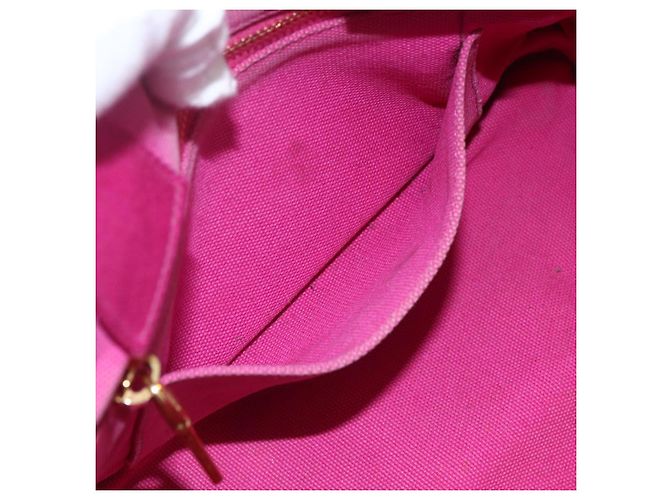 PRADA Canapa PM Borsa a Mano in Tela 2way Rosa Oro Auth ti3547 D'oro - vista 22