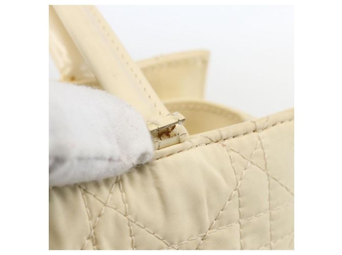 Christian Dior Canage Tote Tasche Nylon Beige Authentisch 157138 - Ansicht 10