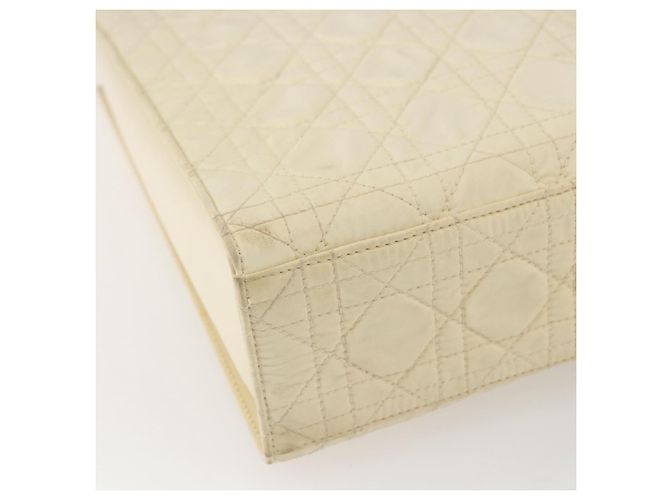 Christian Dior Canage Tote Tasche Nylon Beige Authentisch 157138 - Ansicht 16