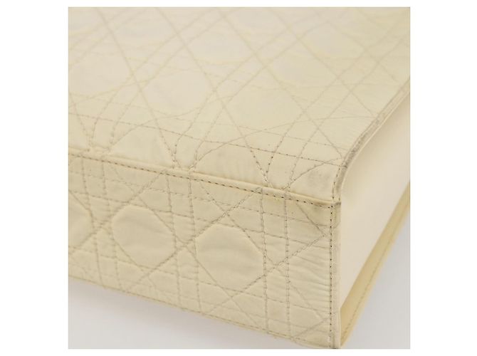 Christian Dior Canage Tote Tasche Nylon Beige Authentisch 157138 - Ansicht 9