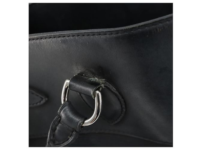 LOUIS VUITTON Borsa a Mano Epi Passy GM Nera M59252 LV Auth 153131 Nero - vista 10
