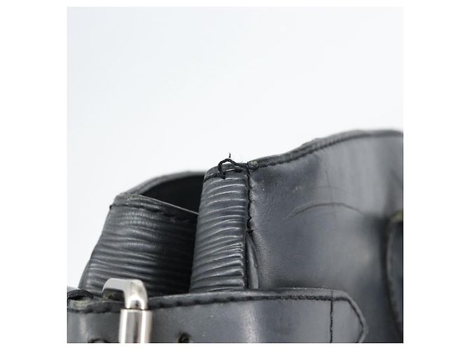 LOUIS VUITTON Borsa a Mano Epi Passy GM Nera M59252 LV Auth 153131 Nero - vista 11