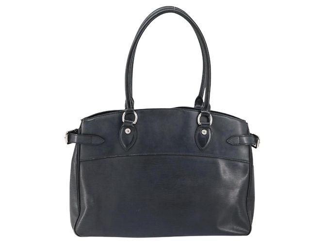 LOUIS VUITTON Borsa a Mano Epi Passy GM Nera M59252 LV Auth 153131 Nero - vista 13
