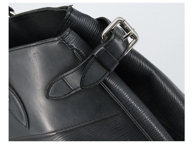 LOUIS VUITTON Borsa a Mano Epi Passy GM Nera M59252 LV Auth 153131 Nero - vista 17