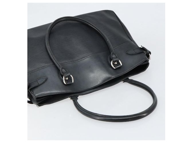 LOUIS VUITTON Borsa a Mano Epi Passy GM Nera M59252 LV Auth 153131 Nero - vista 6