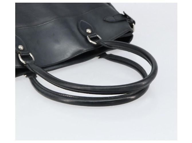 LOUIS VUITTON Borsa a Mano Epi Passy GM Nera M59252 LV Auth 153131 Nero - vista 7