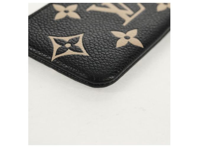 LOUIS VUITTON Pochette Cles Monogram Empreinte Porta Moedas M80885 LV Auth 154178M Preto - vista 15