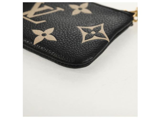 LOUIS VUITTON Pochette Cles Monogram Empreinte Porta Moedas M80885 LV Auth 154178M Preto - vista 16
