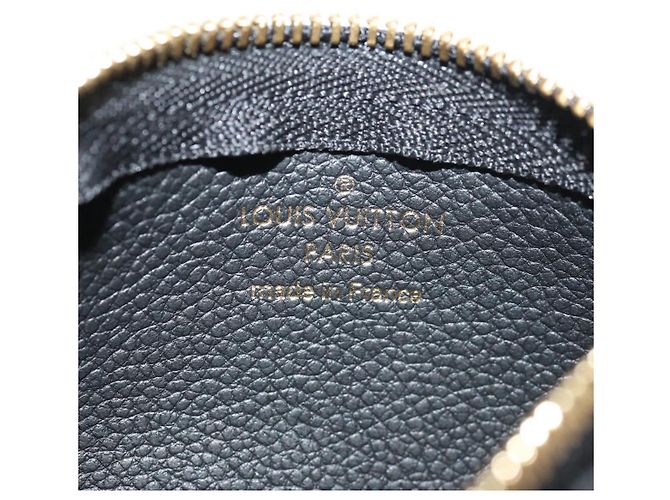 LOUIS VUITTON Pochette Cles Monogram Empreinte Porta Moedas M80885 LV Auth 154178M Preto - vista 17