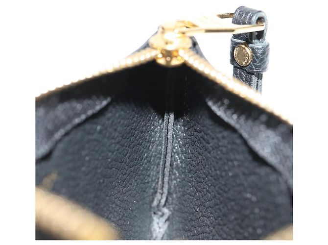 LOUIS VUITTON Pochette Cles Monogram Empreinte Porta Moedas M80885 LV Auth 154178M Preto - vista 19
