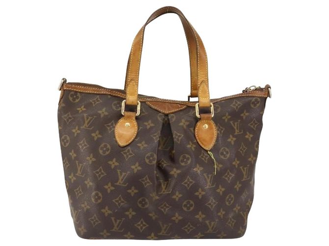 LOUIS VUITTON Borsa Tote Monogram Palermo PM M40145 LV Auth bs31063 Monogramma - vista 2
