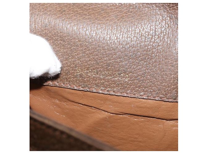 Gucci Borsa a Spalla in Pelle Marrone Oro Auth ep12021 D'oro - vista 12