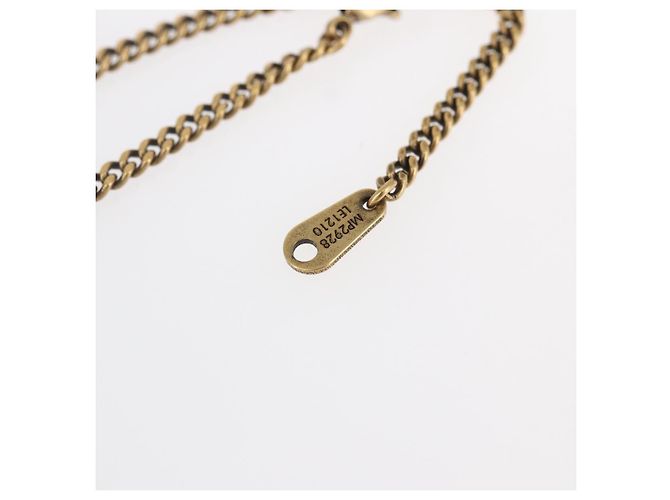 COLLANA ANIMALI LV LOUIS VUITTON metallo tono oro MP2928 LV Auth 154037SAM - vista 11