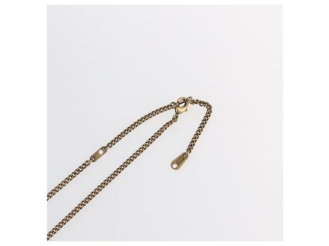 COLLANA ANIMALI LV LOUIS VUITTON metallo tono oro MP2928 LV Auth 154037SAM - vista 14
