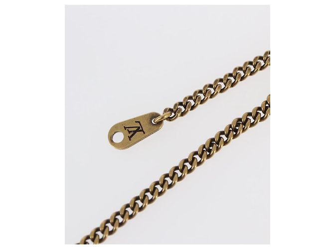 COLLANA ANIMALI LV LOUIS VUITTON metallo tono oro MP2928 LV Auth 154037SAM - vista 7