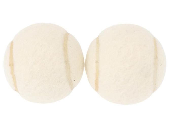CHANEL Set de 4 Balles de Tennis Blanches CC Auth 155098V - vue 3
