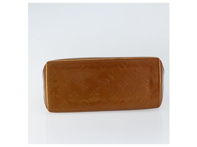 LOUIS VUITTON Borsa a Mano Monogram Vernis Reade PM Bronzo M91146 LV Auth BA8338 - vista 5