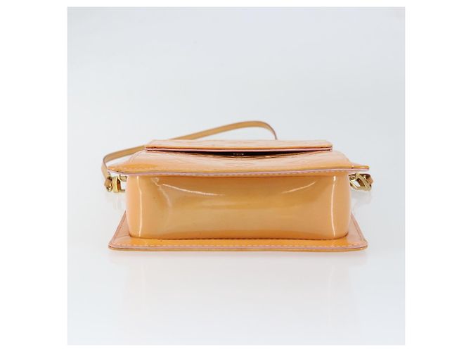 LOUIS VUITTON Pouch Motto Monogram Vernis Rosa Malvavisco M91312 LV Auth gh1342 - vista 5