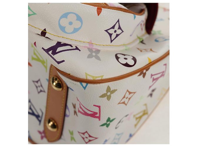 LOUIS VUITTON Handtasche Rita Monogram Multicolor 2way Weiß M40125 LV Auth ka242AV - Ansicht 19