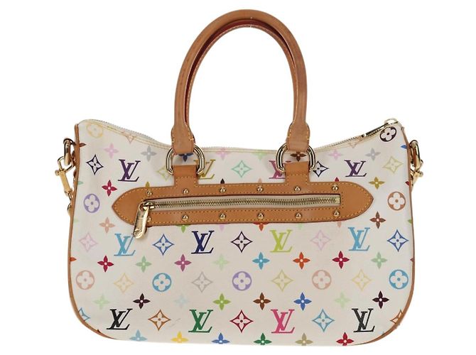 LOUIS VUITTON Handtasche Rita Monogram Multicolor 2way Weiß M40125 LV Auth ka242AV - Ansicht 2