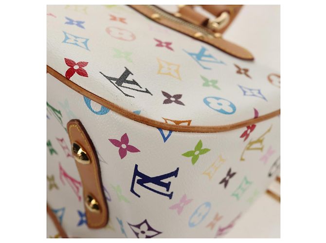 LOUIS VUITTON Handtasche Rita Monogram Multicolor 2way Weiß M40125 LV Auth ka242AV - Ansicht 21