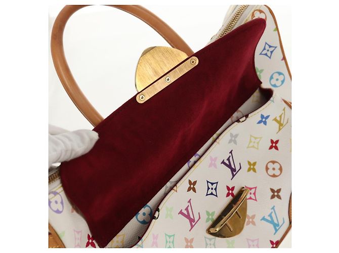 LOUIS VUITTON Handtasche Rita Monogram Multicolor 2way Weiß M40125 LV Auth ka242AV - Ansicht 23