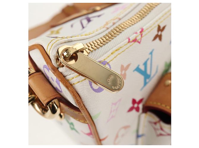 LOUIS VUITTON Handtasche Rita Monogram Multicolor 2way Weiß M40125 LV Auth ka242AV - Ansicht 25