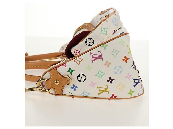 LOUIS VUITTON Handtasche Rita Monogram Multicolor 2way Weiß M40125 LV Auth ka242AV - Ansicht 3