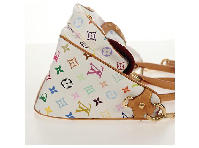LOUIS VUITTON Handtasche Rita Monogram Multicolor 2way Weiß M40125 LV Auth ka242AV - Ansicht 4