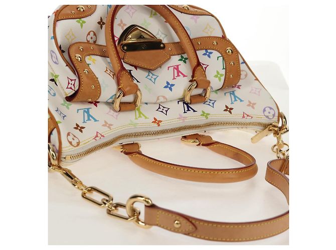LOUIS VUITTON Handtasche Rita Monogram Multicolor 2way Weiß M40125 LV Auth ka242AV - Ansicht 6