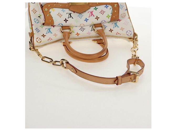 LOUIS VUITTON Handtasche Rita Monogram Multicolor 2way Weiß M40125 LV Auth ka242AV - Ansicht 7