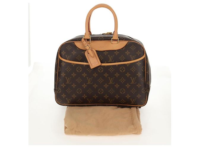 LOUIS VUITTON Borsa a Mano Monogram Deauville M47270 LV Auth am9728V Monogramma - vista 12