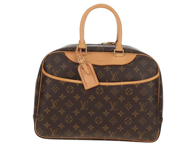LOUIS VUITTON Borsa a Mano Monogram Deauville M47270 LV Auth am9728V Monogramma - vista 13