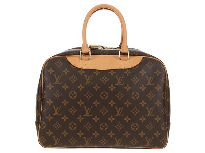 LOUIS VUITTON Borsa a Mano Monogram Deauville M47270 LV Auth am9728V Monogramma - vista 2