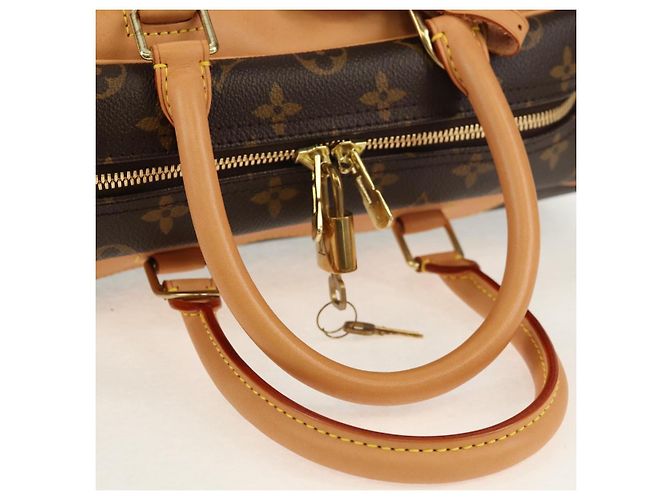LOUIS VUITTON Borsa a Mano Monogram Deauville M47270 LV Auth am9728V Monogramma - vista 7