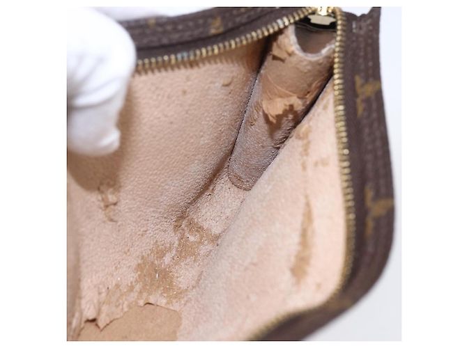 LOUIS VUITTON Pochette Bucket Monogram GM Accessorio LV Auth th6507 Monogramma - vista 11
