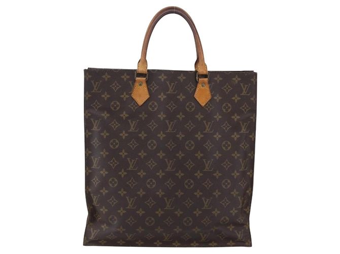 LOUIS VUITTON Borsa Sac Plat Monogram M51140 LV Auth ep12119 Monogramma - vista 13