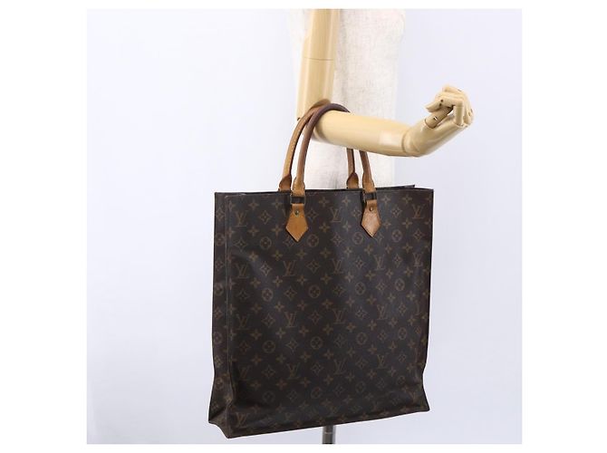 LOUIS VUITTON Borsa Sac Plat Monogram M51140 LV Auth ep12119 Monogramma - vista 18