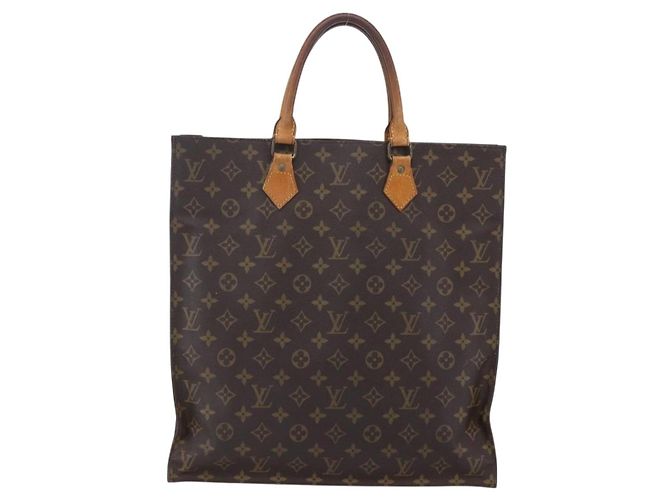 LOUIS VUITTON Borsa Sac Plat Monogram M51140 LV Auth ep12119 Monogramma - vista 2