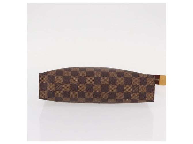 LOUIS VUITTON Poche Toilette 26 Damier Ebene N47543 Auth LV 154300 - vista 6