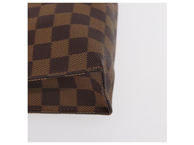LOUIS VUITTON Poche Toilette 26 Damier Ebene N47543 Auth LV 154300 - vista 7
