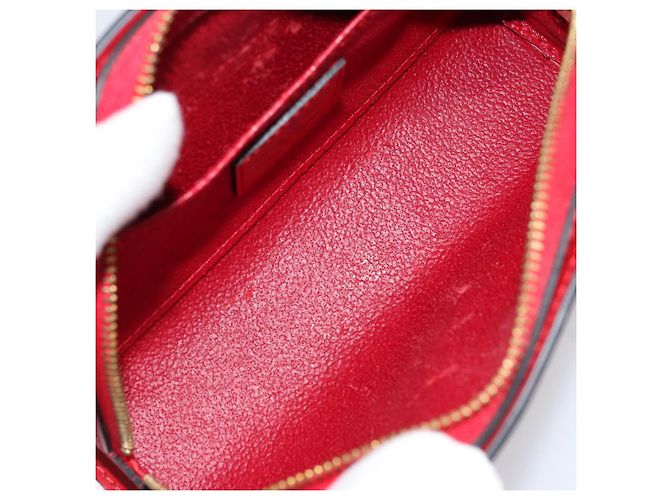 LOUIS VUITTON Pochette Dauphine PM Epi Rosso Castigliano M48447 LV Auth BA8367 - vista 10