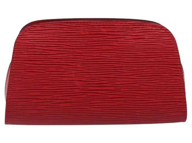 LOUIS VUITTON Pochette Dauphine PM Epi Rosso Castigliano M48447 LV Auth BA8367 - vista 2