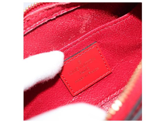 LOUIS VUITTON Pochette Dauphine PM Epi Rosso Castigliano M48447 LV Auth BA8367 - vista 9
