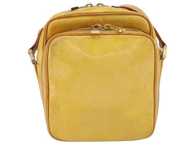 LOUIS VUITTON Borsa a spalla Wooster Monogram Vernis Grigio M91036 LV Auth th6463 - vista 2