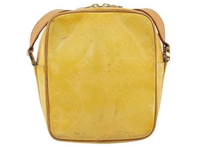 LOUIS VUITTON Borsa a spalla Wooster Monogram Vernis Grigio M91036 LV Auth th6463 - vista 3
