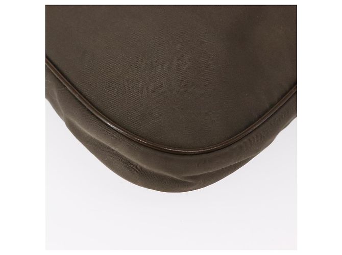 Borsa a Spalla PRADA in Nylon Marrone Auth 153825 - vista 12