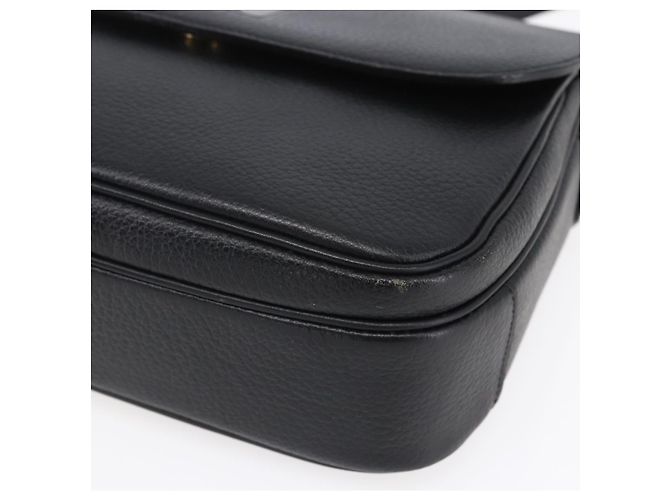Autre Marque Borsa a Spalla Burberrys in Pelle Nera e Oro Auth ep12073 Nero D'oro - vista 10