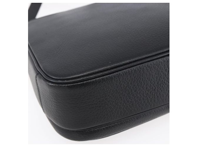 Autre Marque Borsa a Spalla Burberrys in Pelle Nera e Oro Auth ep12073 Nero D'oro - vista 13